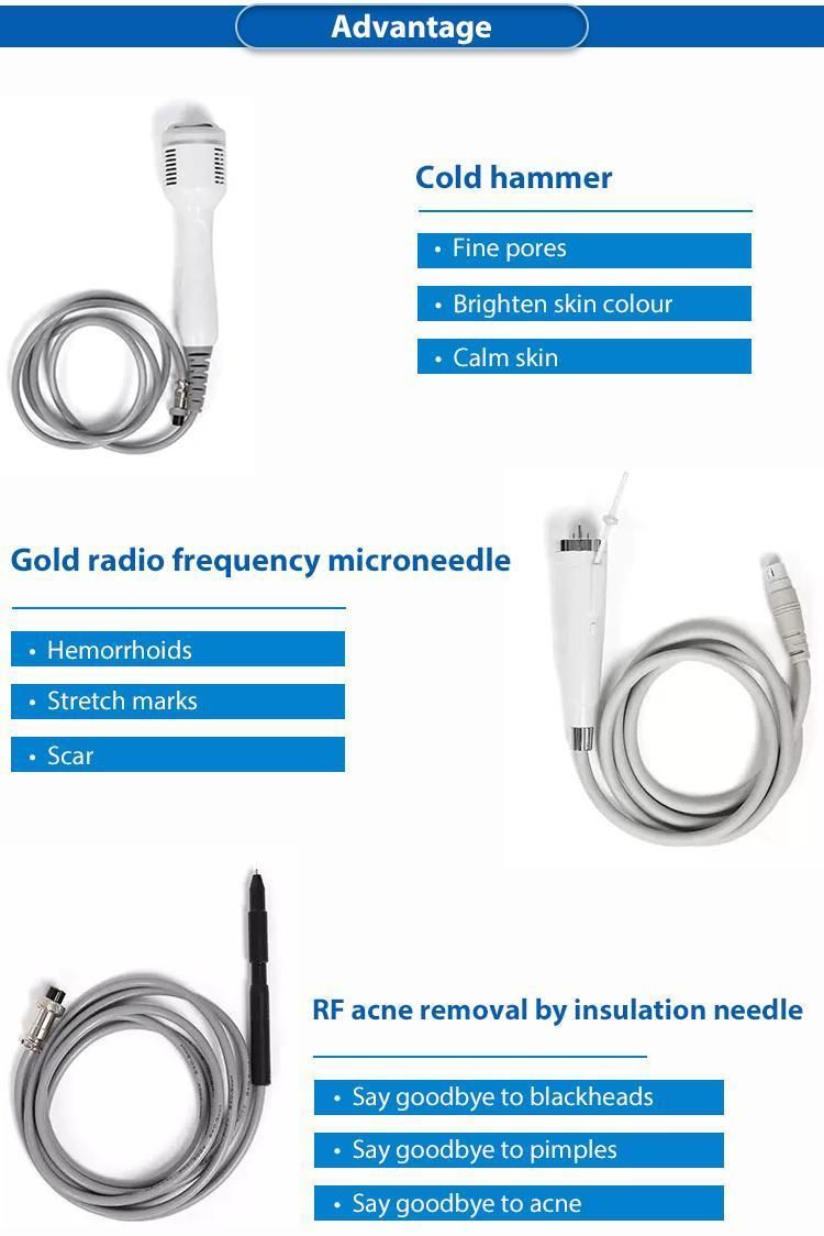 Microneedling Stretch Marks Removal Fractional RF Face Lift Wrinkles Reduction Microneedle Anti Aging Remove Acne Scar Skin Care Treatment