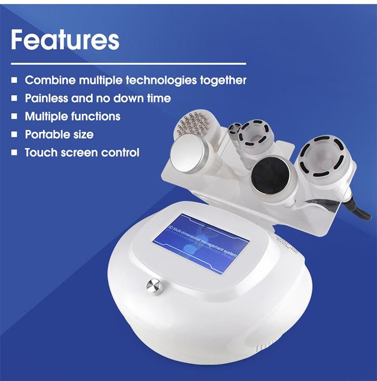 Weight Loss 6 in 1 Ultrasonic Skin Rejuvenation 80K Cavitation Slimming Machine