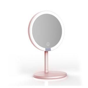 Add to Comparesharecustom Cosmetic Vanity Rechargeable Desk Table Makeup Mirror with LED Lighted