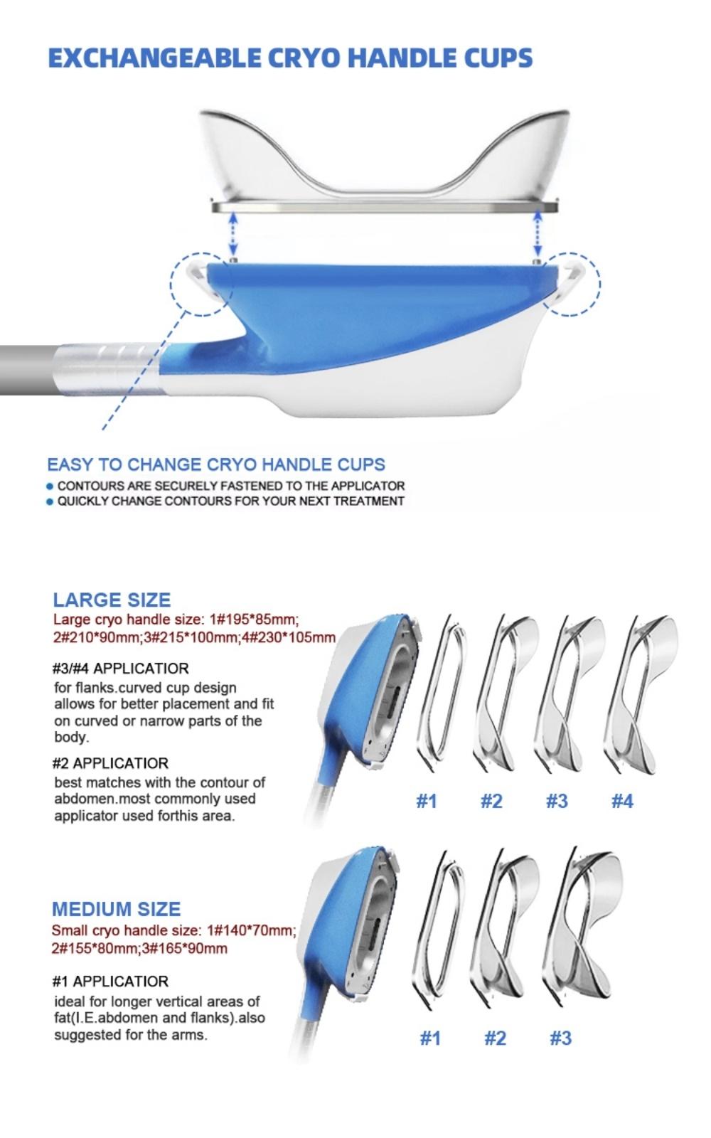 New Arrival 40K RF 5 in 1 Multifunctional Fat Freezing Cryolipolysis Machine