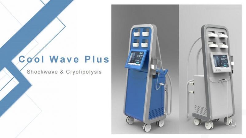 Trolley Shockwave & Cryolipolysis Body Slimming Machine Cool Shaping