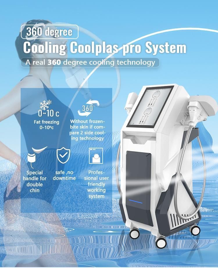 Coolplas 4 Handles Fat Freezing Cryolipolysis Slimming Machine for Sale