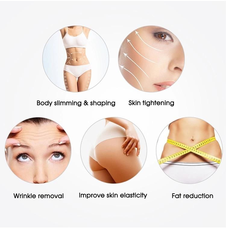 5 in 1 Cavitation RF Slimming Machine Weight Loss Body Building Face Tightening Beauty Equipment