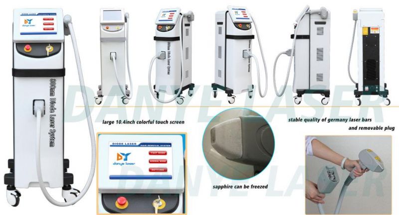 Lumenis 808 Diode Laser Soprano Ice Cooling Hair Removal Machine with 10 Bars 1200W