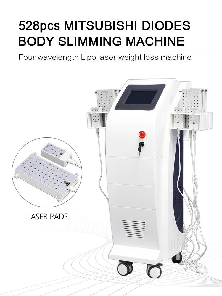 Heating System 4D Laser for Slimming with 12 Pads Lipo Laser Slimming Machine