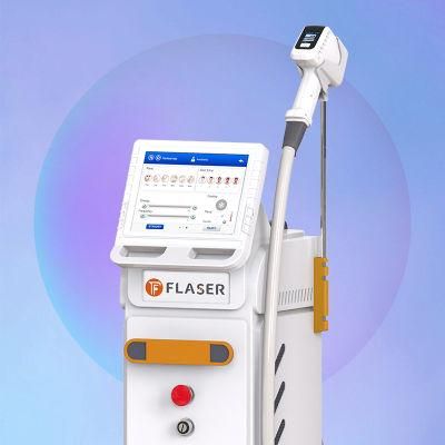 Beauty Equipment Vertical Germany 808nm Permanent Diodes Laser Hair Removal Machine