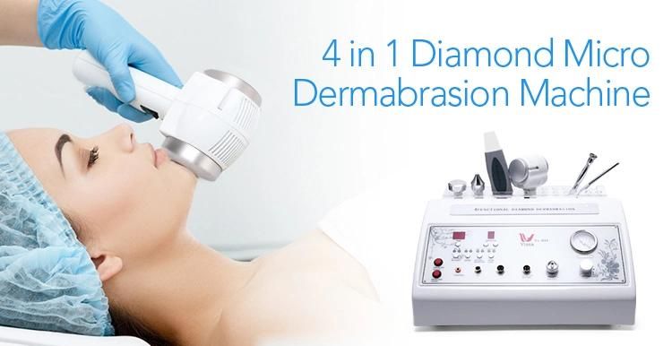 4 in 1 Diamond Dermabrasion Ultrasonic Skin Scrubber Machine