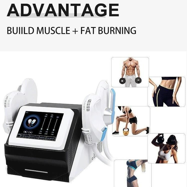 Portable Emslim Sculpting Machine 4 Handles Body Sculpting Building Muscle Machine