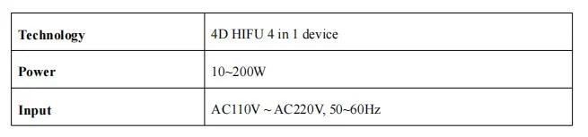 Four Treatment Handles Wrinkles Removal, Face Lifting, Fat Reduction, Vaginal Tightening 4D Hifu