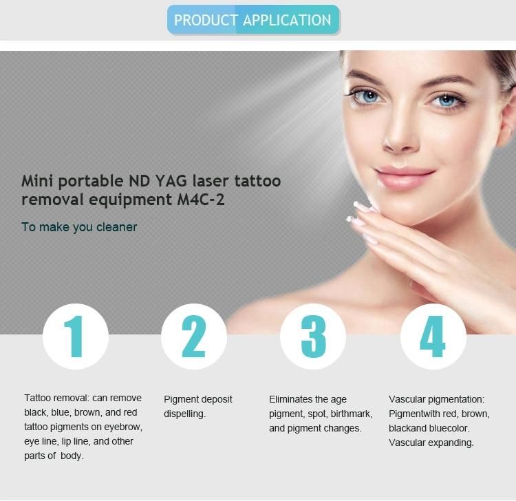 Carbon Peel Skin Rejuvenation Mini ND YAG Laser Machine Q Switched ND YAG Laser