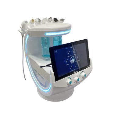 Professional Smart Ice Blue H2O2 Hydradermabrasion Jet Peel Facial 7 in 1 RF Aqua Skin Scrubber with Skin Analysis