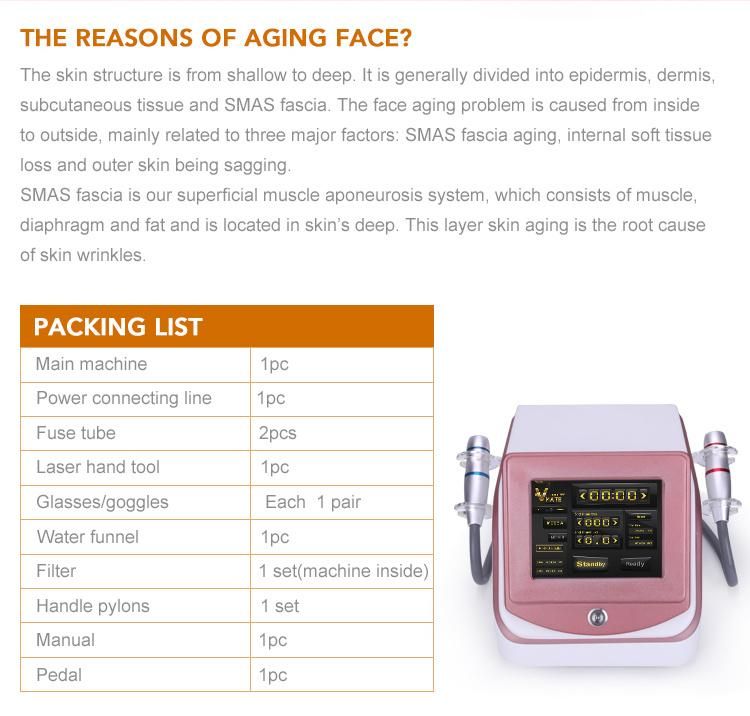 Latest Portable Hi Fu Skin Tightening Face Lift Machine