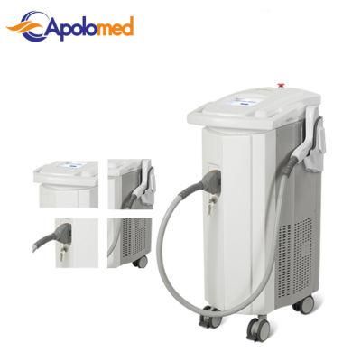 420-1200 Nm Spectrum Elight IPL+RF+ ND: YAG Laser Multifunction Hair Removal Pigment Removal