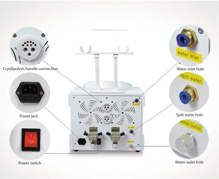 2 Handles Coolsculption Cryolipolysis Body Contouring Fat Freezing Slimming Machine