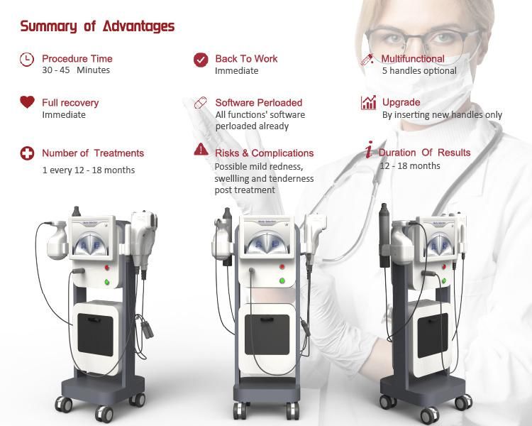 Hospital Fat Reduction Clinic Use Best Quality 7 Heads 7D Wrinkle Removal Smas Hifu Beauty Salon Equipment SPA Beauty Machine