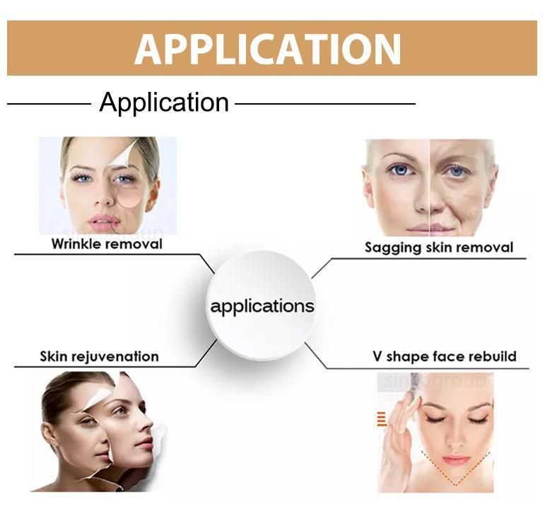 Wrinkle Removal Skin Tightening Facial Newest Hifu Machine for Beauty Salon