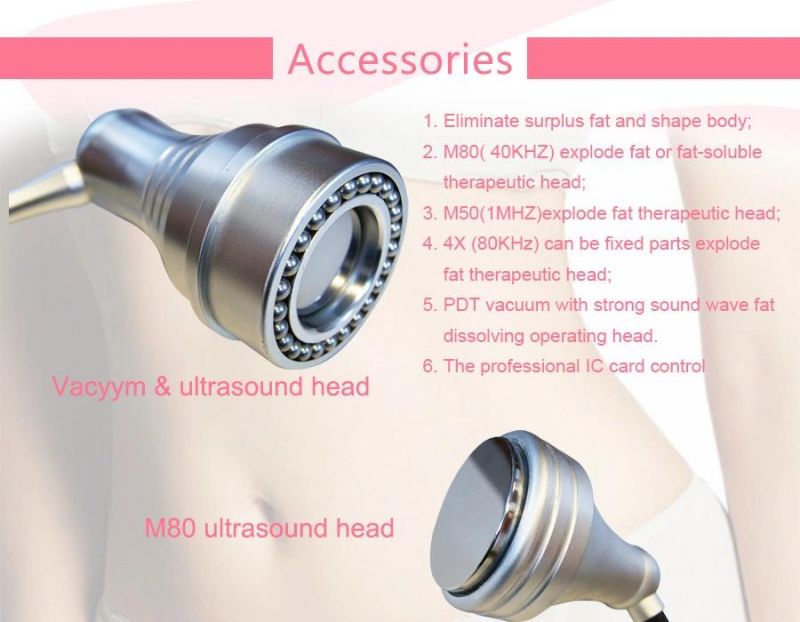 Ultrasonic Cavitation Beauty Device 40kHz/80kHz/1MHz