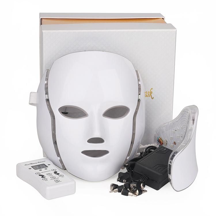 Hot Face Ledmask LED Facial Mask Red Light Therapy 7 Color Facemask