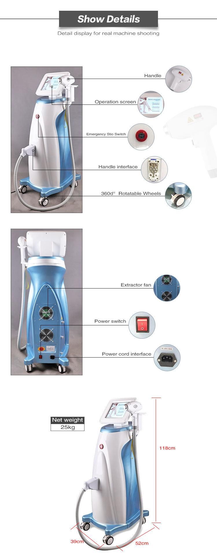 808nm/810nm Diode Laser Hair Removal Skin Rejuvenation Machine