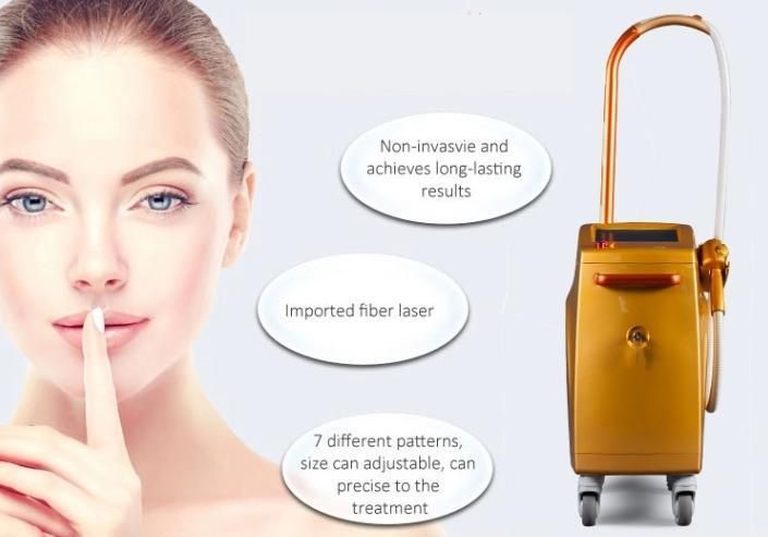 Beauty Clinic Use Safe Erbium 1550 Laser Scars Acne Removal Beauty Equipment Fractional Er YAG Laser Skin Resurfacing with Adjustable Treatment Area
