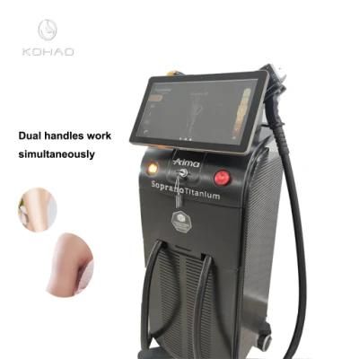 755nm/808nm/1064nm Triple Wavelengths Diode Laser Hair Removal Machine Salon SPA