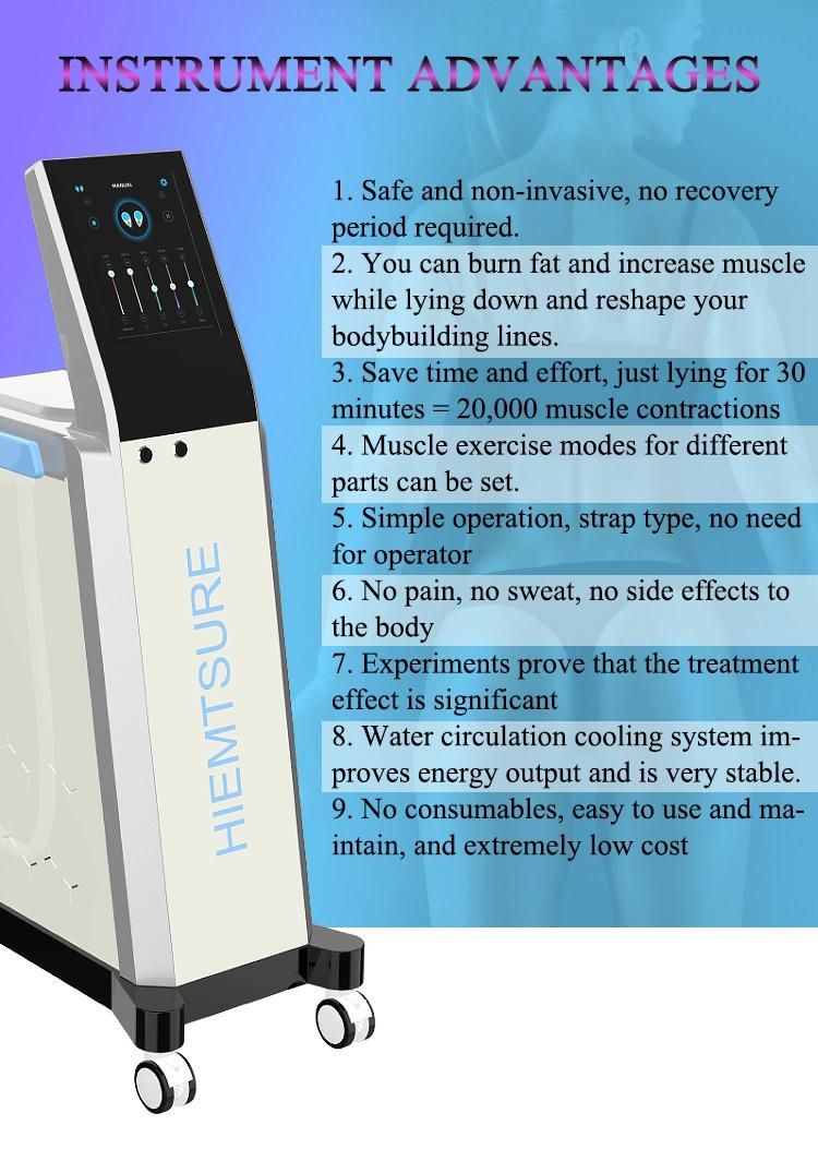 Electromagnetic Pulses Muscles Stimulate Body Slimming Machine Emslim Beauty
