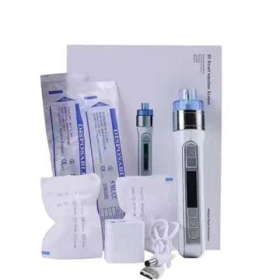 Portable 3D Smart Water Injection Pen Handheld Meso Gun Injector Facial Skin Rejuvenation Anti Aging Eye Bag Remover Skin Care