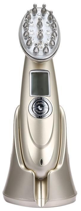 Allurlane Multifunctional Laser Scalp Massage Machine RF EMS Hair Brush Hair Regrowth Comb