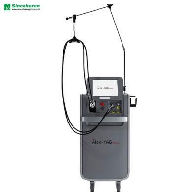 Alexandrite Hair Removal Laser / Deka Laser 755 Nm &amp; 1064nm Gentle Alex PRO Laser Max Machine Price ND YAG Tattoo Removal