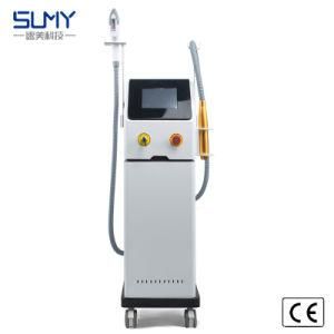 New Design 2 in 1 Laser Sapphire Opt Tattoo Eyebrow Birthmark Removal Freckle Skin Rejuvenation Beauty Machine