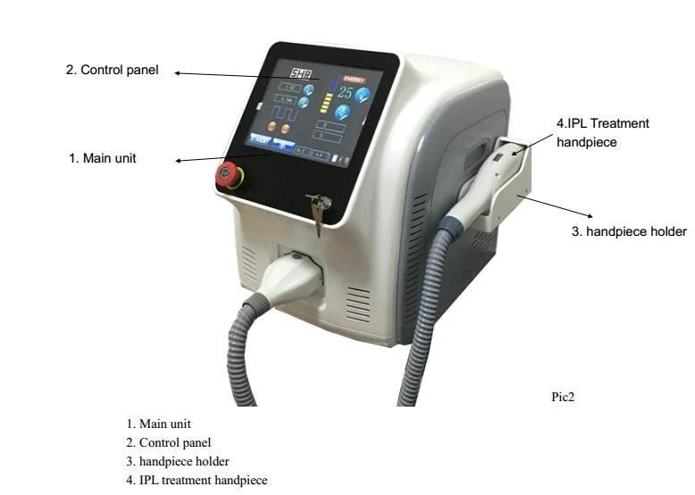 Professional IPL Machine Hair Removal Machine with 6 Filters Shr IPL Opt / Opt Shr IPL for Hair Removal