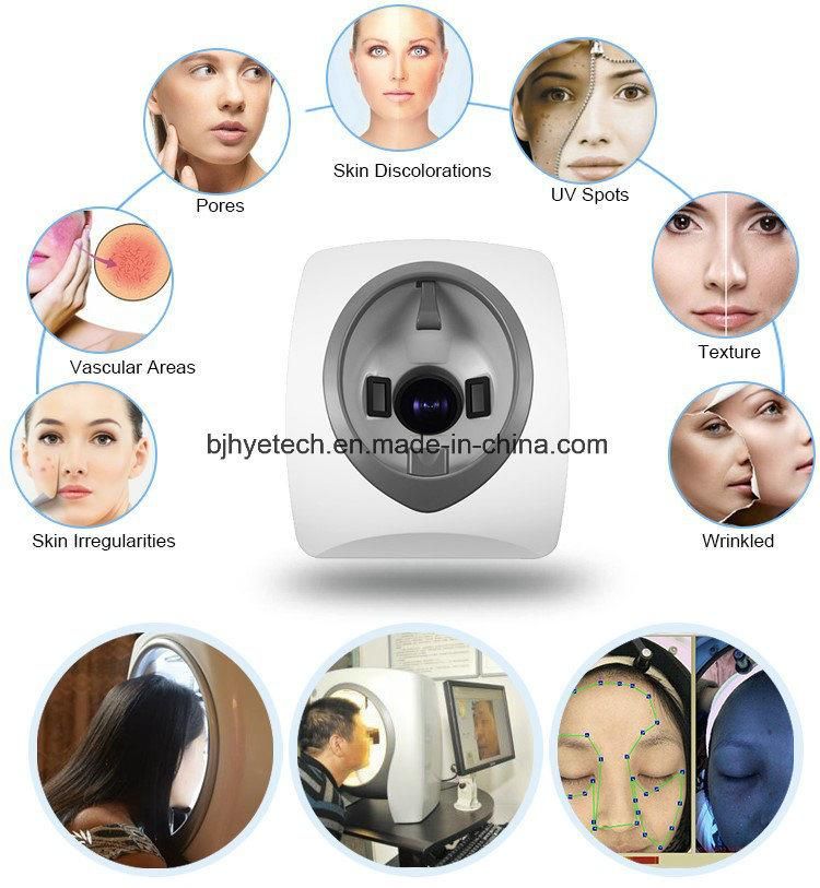 Super Analyzer Magic Mirror Facial Skin Condition Tester Analyzer with OEM/ODM