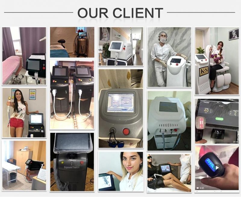 3 Triple Wave Diode Laser Hair Removal Medical Equipment Effective Body Hair Removal Beauty Machine 755 808 1064
