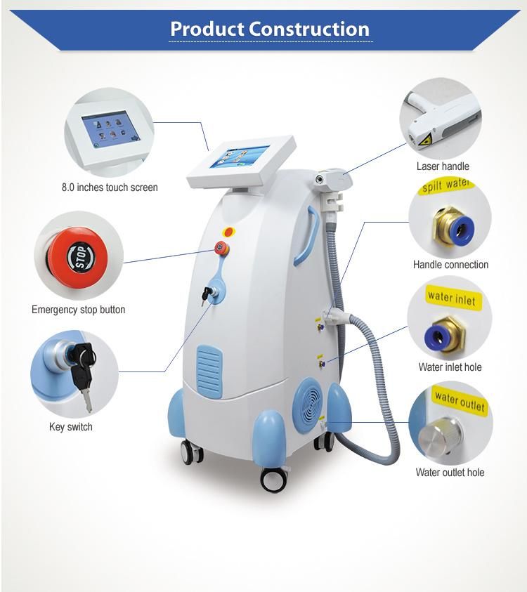 Standing Tattoo Removal Machine for Beauty Salon 1064nm/532nm/1320nm