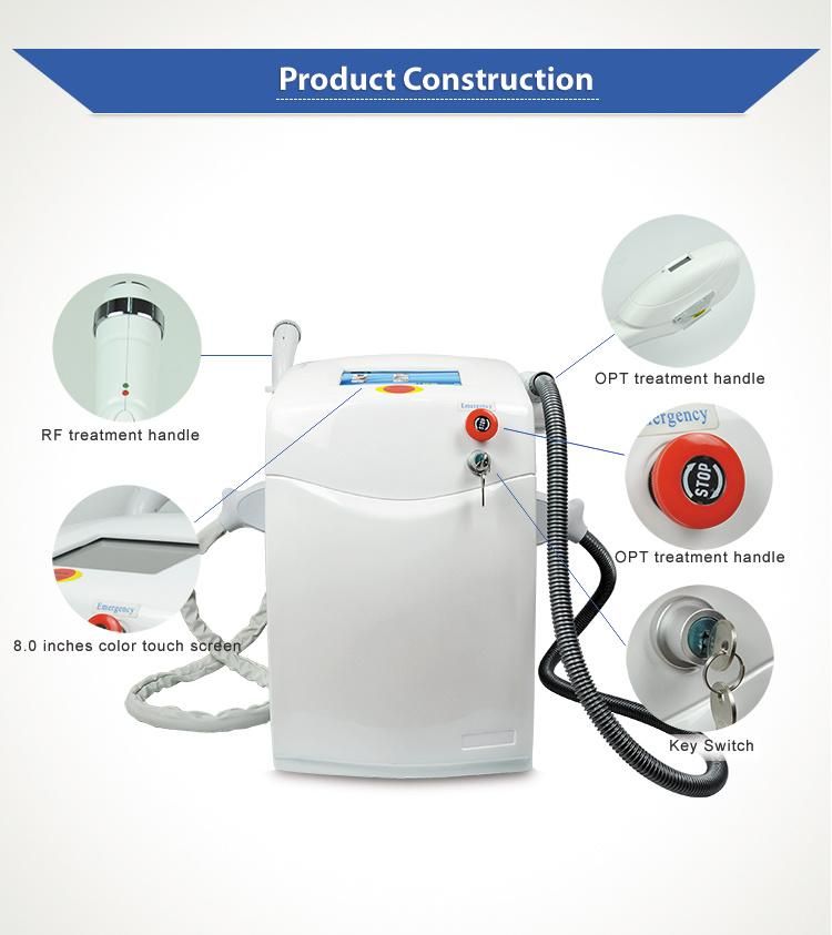 Medical Ce Approved Shr /Opt/ IPL+Elight+RF Machine Factory Price