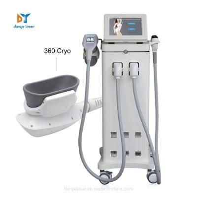 Hot Selling Cryotherapy Vacuum 360 Full Side Double Handle Weight Loss Slimming Machine