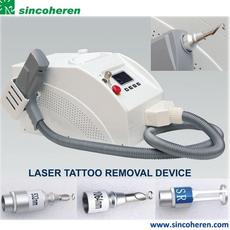Factory Price ND YAG Laser 532nm 1064nm Laser Q-Switched Tattoo Removal Pigment Erasing Laser Machine