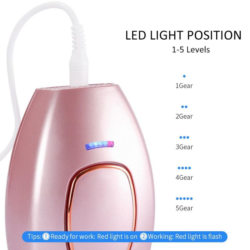 New Design IPL Laser Permanent Hair Removal Home Handle Mini Portable Electric Epilator Hair Remover for Face and Body