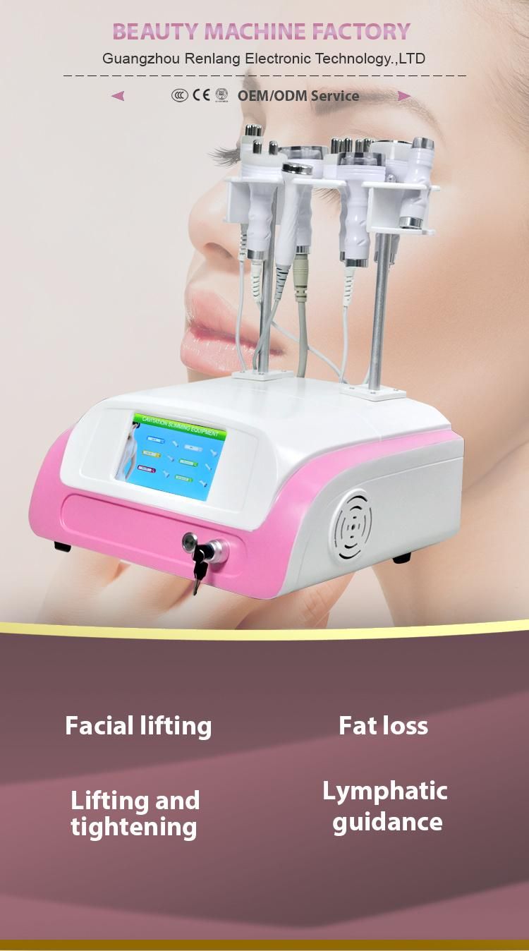 8 in 1 Multipolar Cavitation Vacuum RF Machine Body Massager