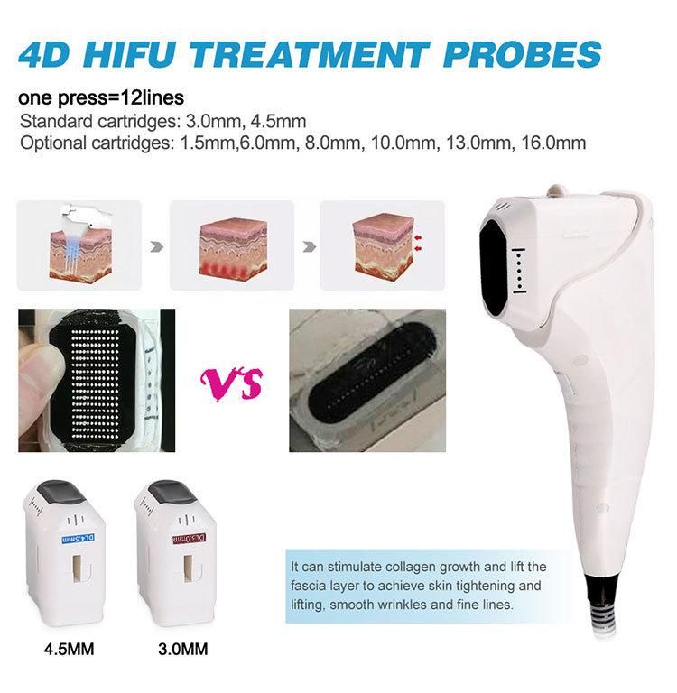 3 in 1 4D Hifu V-Max Hifu Lipo Sonix Body Slimming Skin Tightening Machine Hip Lifting