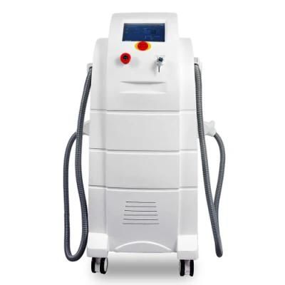 Vertical Dual Opt Shr Handle IPL Hair Removal Machine