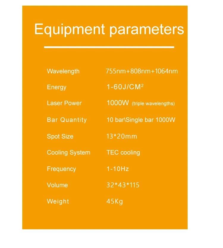 Effective Best Quality Manufacturer China Diode Laser Hair Removal Spare Parts Triple Wave 755nm 808nm 1064 Nm