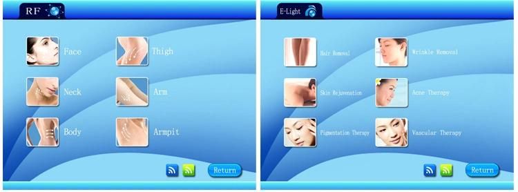 IPL RF 2 in 1 Elight Shr Opt Hair Removal IPL Laser