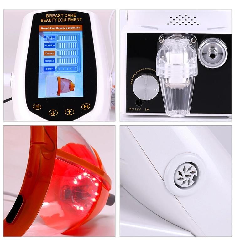 Portable XL Cups Strong Suction Micro-Current Vacuum Breast Enlargement Machine