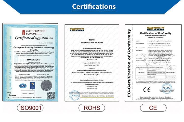 Vertical Radio Frequency Microcrystal Wrinkle Removal RF Microneedle Face Lifting Equipment