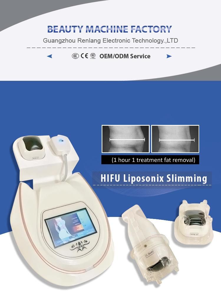 Liposonix Cartridge Body Slimming Liposonic Hifu Machine Best Selling Products