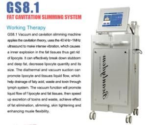 Ultrasound Vacuum Cavitation Fat Reducing Body Shaping Slimming Beauty Machine GS8.1 Ce