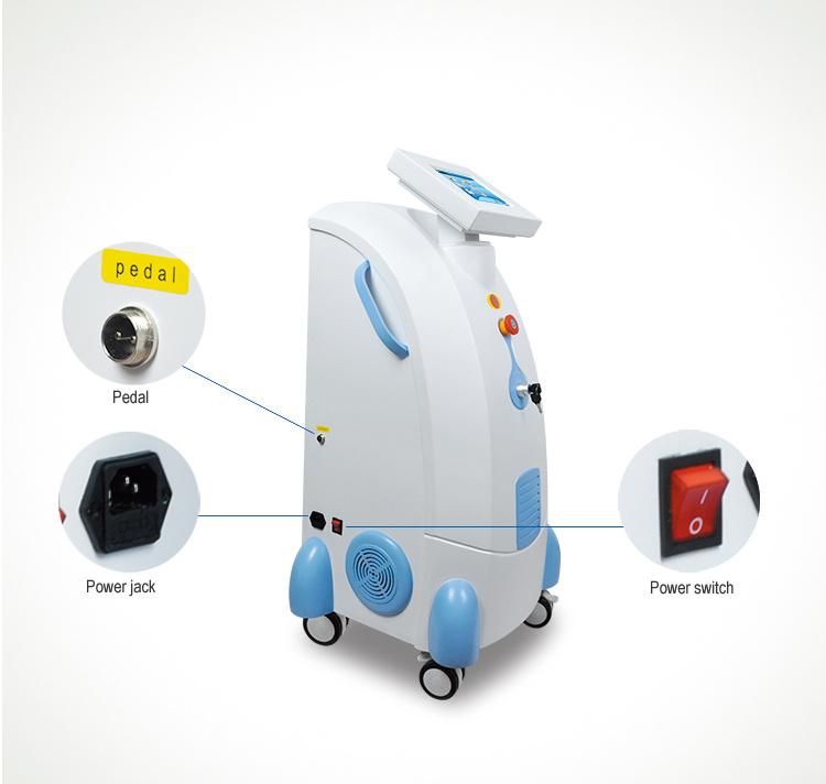 Vertical Q Switch Remove Tattoo ND YAG Laser Tattoo Removal Machine with Medical