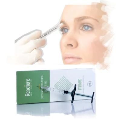 Renolure CE Marked Prefilled Syringe Ha Gel Injection Buy Price Injectable Crosslinked Dermal Filler Hyaluronic Acid for Face