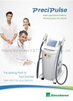 TUV Tga Approved! 2 in 1 Powerful Shr Laser / SSR Hair Removal Machines / IPL Opt Shr